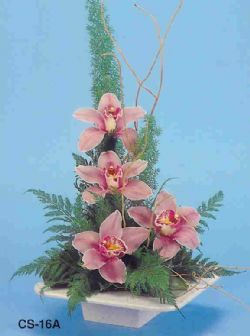  Kars anneler günü çiçek yolla  vazoda 4 adet orkide 